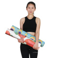 suede and natural tree rubber friendly natural rubber yoga mat with customized printing